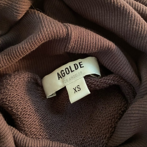 Agolde Balloon Sleeve Turtleneck in Moon Drop - Picture 5 of 7